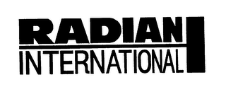 RADIAN INTERNATIONAL