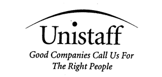 UNISTAFF GOOD COMPANIES CALL US FOR THE RIGHT PEOPLE