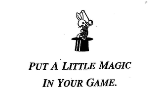 PUT A LITTLE MAGIC IN YOUR GAME.