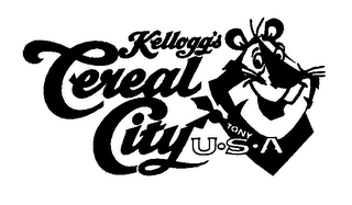 KELLOGG'S CEREAL CITY U-S-A TONY