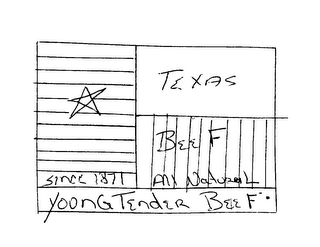 TEXAS BEEF ALL NATURAL YOUNG TENDER BEEF SINCE 1871