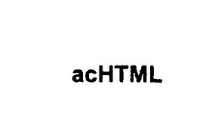 ACHTML