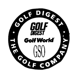 GOLF DIGEST THE GOLF COMPANY GOLF DIGEST GOLF WORLD GSO