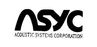 ASYC ACOUSTIC SYSTEMS CORPORATION