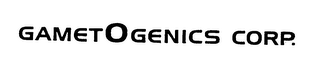 GAMETOGENICS CORP.