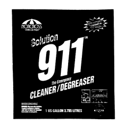 SOLUTION 911 THE EMERGENCY CLEANER/DEGREASER