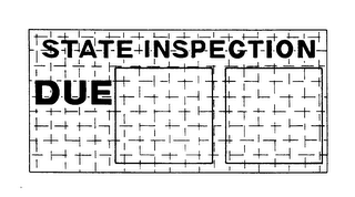STATE INSPECTION DUE