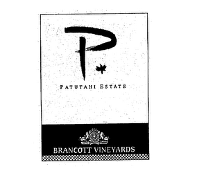 P PATUTAHI ESTATE INVINO FELICITAS ET CARITAS BRANCOTT VINEYARDS