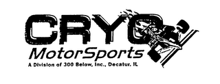 CRYO MOTORSPORTS A DIVISION OF 300 BELOW, INC., DECATUR, IL