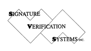 SIGNATURE VERIFICATION SYSTEMS INC.