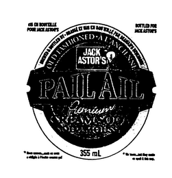 JACK ASTOR'S PAIL AIL PREMIUM CREAM SODA