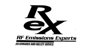 REX RF EMISSIONS EXPERTS AN EDWARDS ANDKELCEY SERVICE