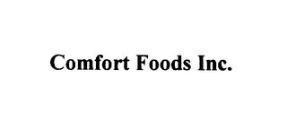 COMFORT FOODS INC.