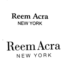 REEM ACRA NEW YORK