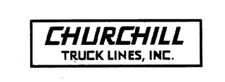 CHURCHILL TRUCK LINES, INC.