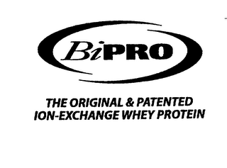 BIPRO THE ORIGINAL & PATENTED ION-EXCHANGE WHEY PROTEIN