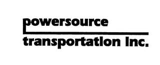 POWERSOURCE TRANSPORTATION INC.