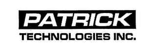 PATRICK TECHNOLOGIES INC.