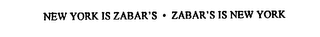 NEW YORK IS ZABAR'S · ZABAR'S IS NEW YORK