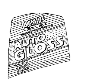 AUTO GLOSS GRANITIZE AUTOMOTIVE PRODUCTS SINCE 1930