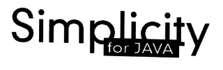 SIMPLICITY FOR JAVA