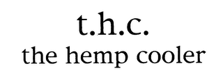 T.H.C. THE HEMP COOLER