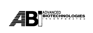 ABI ADVANCED BIOTECHNOLOGIES INCORPORATED