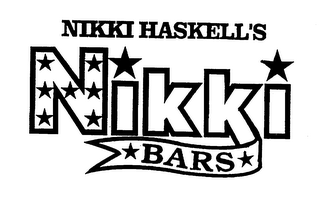 NIKKI HASKELL'S NIKKI BARS