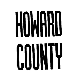 HOWARD COUNTY