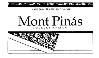 CHILEAN SPARKLING WINE MONT PINAS BULLECHARMANT