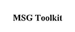 MSG TOOLKIT