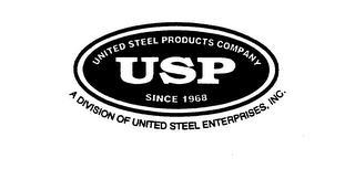 USP UNITED STEEL PRODUCTS COMPANY A DIVISION OF UNITED STEEL ENTERPRISES, INC.