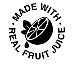 MADE WITH REAL FRUIT JUICE