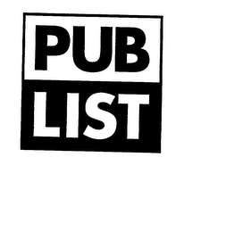 PUB LIST