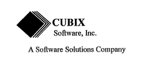 CUBIX SOFTWARE, INC.  A SOFTWARE SOLUTIONS COMPANY