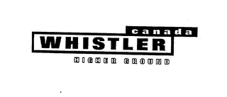 CANADA WHISTLER HIGHER GROUND