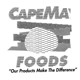 CAPE MAY FOODS "OUR PRODUCTS MAKE THE DIFFERENCE"