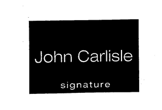 JOHN CARLISLE SIGNATURE