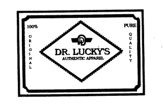 DR. LUCKY'S AUTHENTIC APPAREL CO. 100% ORIGINAL PURE QUALITY