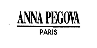 ANNA PEGOVA PARIS