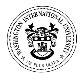 WASHINGTON INTERNATIONAL UNIVERSITY NE PLUS ULTRA