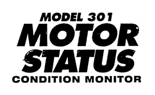 MODEL 301 MOTOR STATUS CONDITION MONITOR