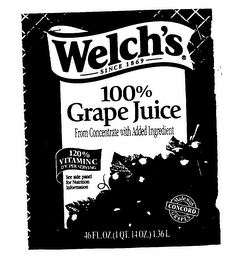 WELCH'S SINCE 1869