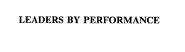 LEADERS BY PERFORMANCE