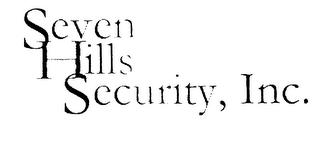 SEVEN HILLS SECURITY, INC.