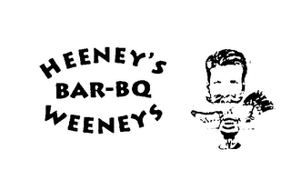 HEENEY'S BAR-BQ WEENEYS "OUR WURST IS THE BEST"