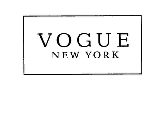 VOGUE NEW YORK