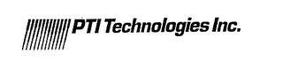 PTI TECHNOLOGIES INC.