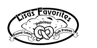 LISA'S FAVORITES FUNNEL CAKES DELICIOUS! SOFT PRETZELS
