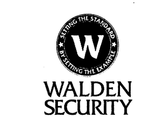 WALDEN SECURITY SETTING THE STANDARD BYSETTING THE EXAMPLE